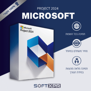 Project Pro 2024 – רישיון לכל החיים, מקושר לחשבון